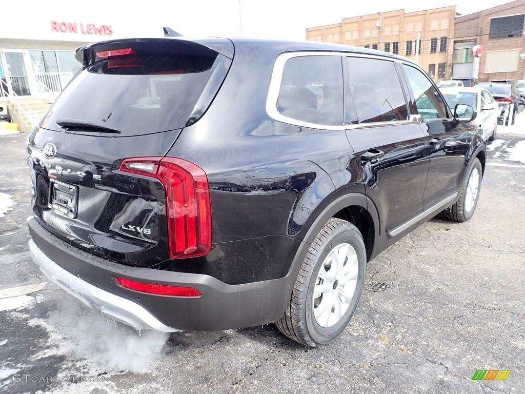 2021 Telluride LX AWD - Ebony Black / Black photo #2