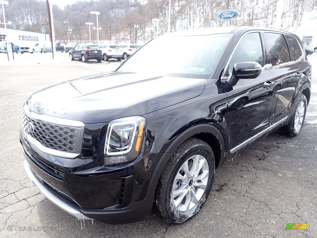 2021 Telluride LX AWD - Ebony Black / Black photo #5