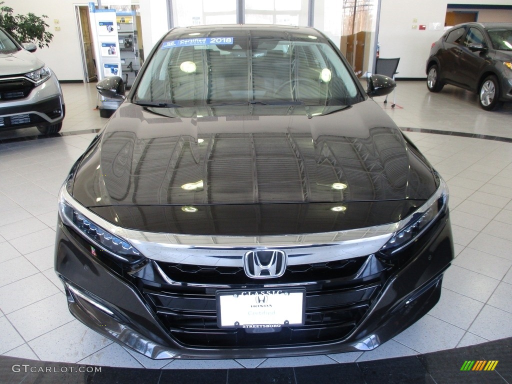 2018 Accord Touring Hybrid Sedan - Kona Coffee Metallic / Black photo #2
