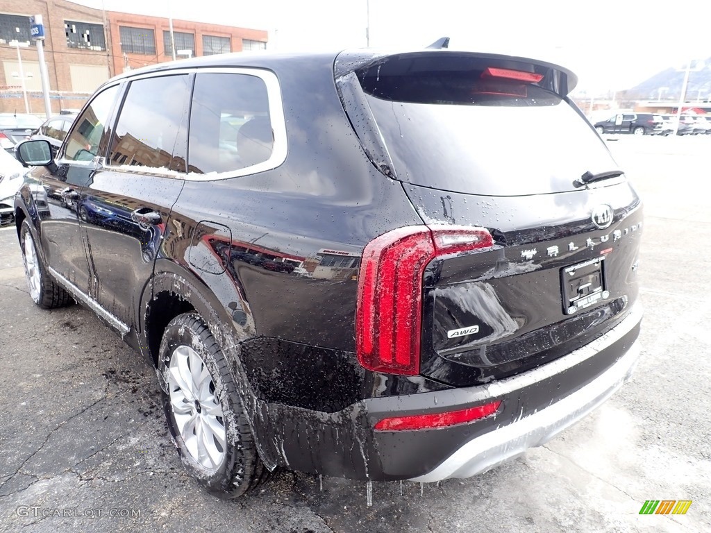 2021 Telluride LX AWD - Ebony Black / Black photo #7