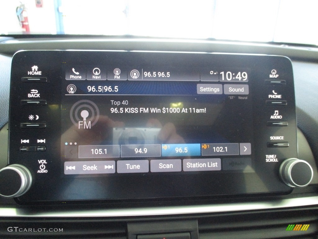 2018 Accord Touring Hybrid Sedan - Kona Coffee Metallic / Black photo #36