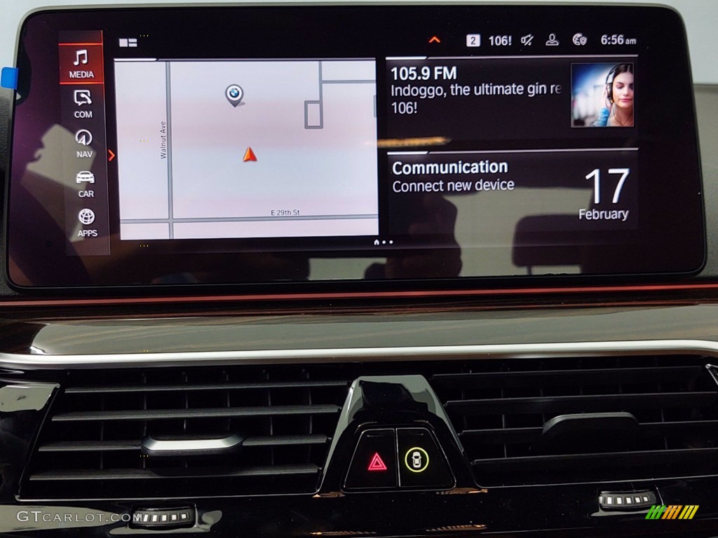 2021 5 Series 540i Sedan - Alpine White / Cognac photo #12