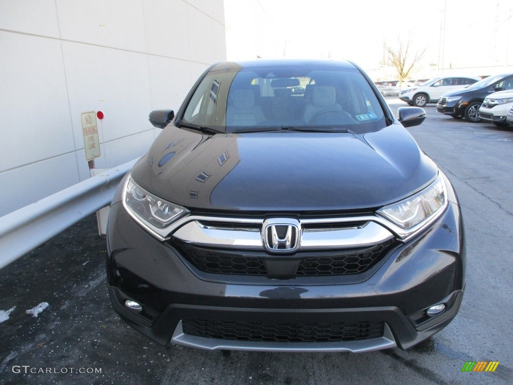 2018 CR-V EX AWD - Gunmetal Metallic / Gray photo #8