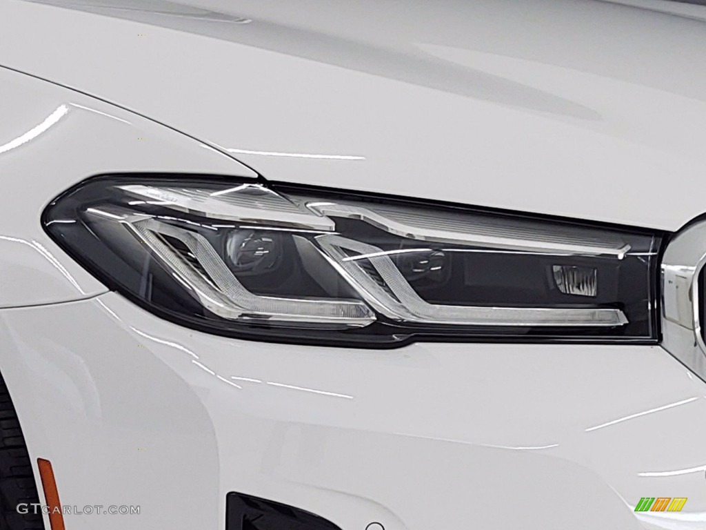 2021 5 Series 540i Sedan - Alpine White / Cognac photo #20