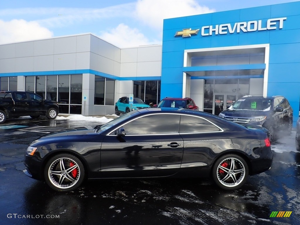 2014 A5 2.0T quattro Coupe - Brilliant Black / Black photo #3
