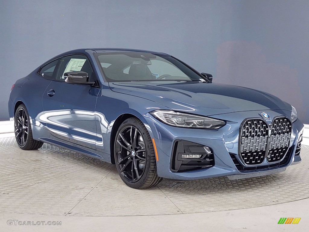 Arctic Race Blue Metallic 2021 BMW 4 Series 430i Coupe Exterior Photo #141137043