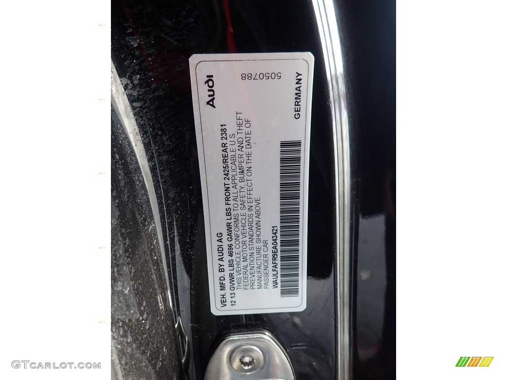 2014 A5 2.0T quattro Coupe - Brilliant Black / Black photo #28