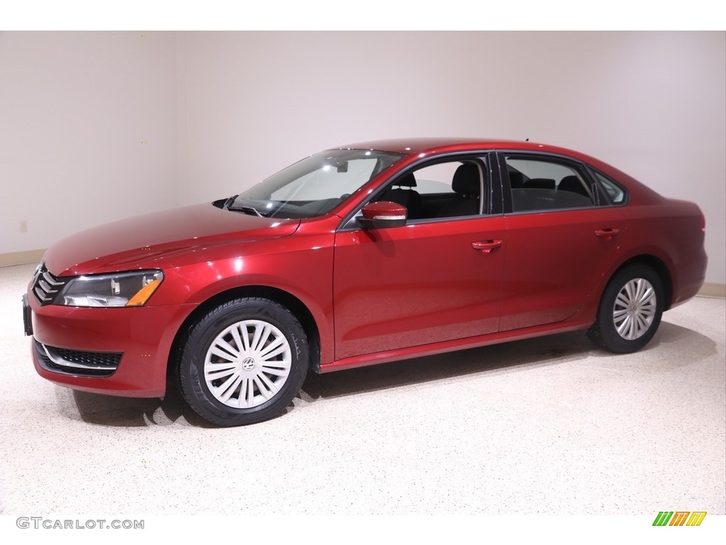 2015 Passat S Sedan - Fortana Red Metallic / Titan Black photo #3