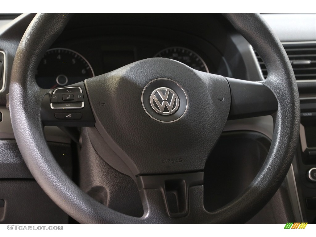 2015 Passat S Sedan - Fortana Red Metallic / Titan Black photo #7