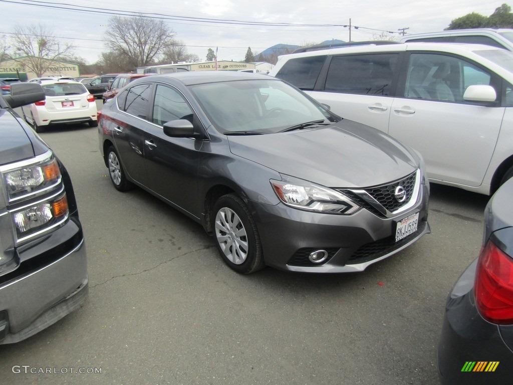 2019 Gun Metallic Nissan Sentra S 141139377 Photo 8