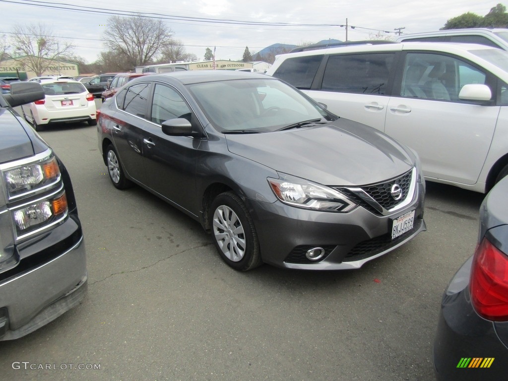 2019 Sentra S - Gun Metallic / Charcoal photo #1