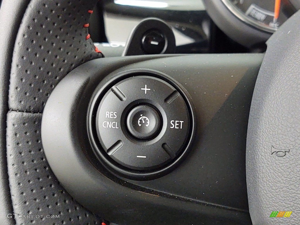 2021 Mini Hardtop Cooper S Carbon Black Steering Wheel Photo #141139630