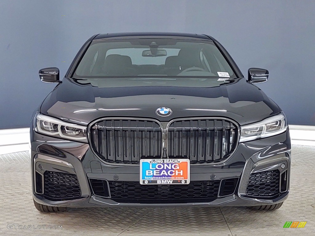 2021 7 Series 740i Sedan - Black Sapphire Metallic / Black photo #2