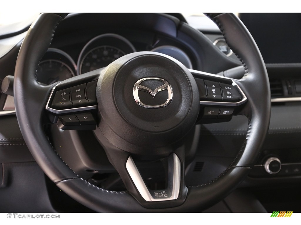 2019 Mazda Mazda6 Touring Black Steering Wheel Photo #141140548