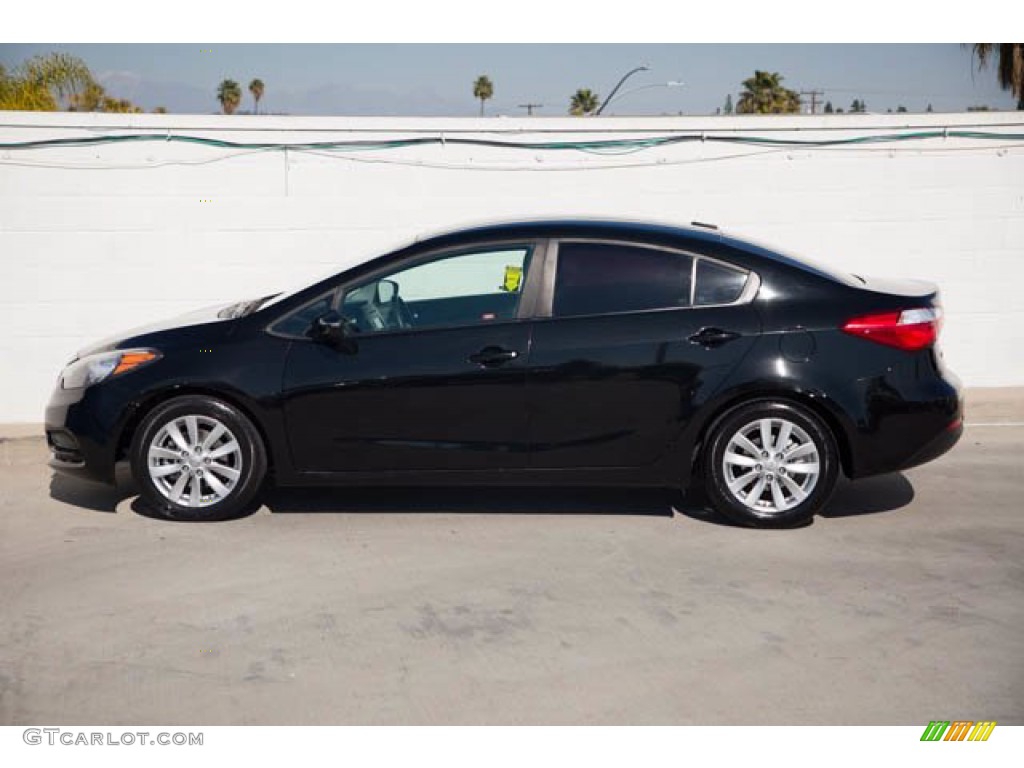 Aurora Black Pearl 2016 Kia Forte LX Sedan Exterior Photo #141141139