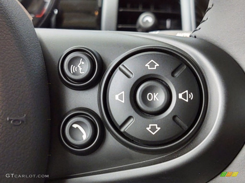 2021 Mini Hardtop Cooper 4 Door Carbon Black Steering Wheel Photo #141142060