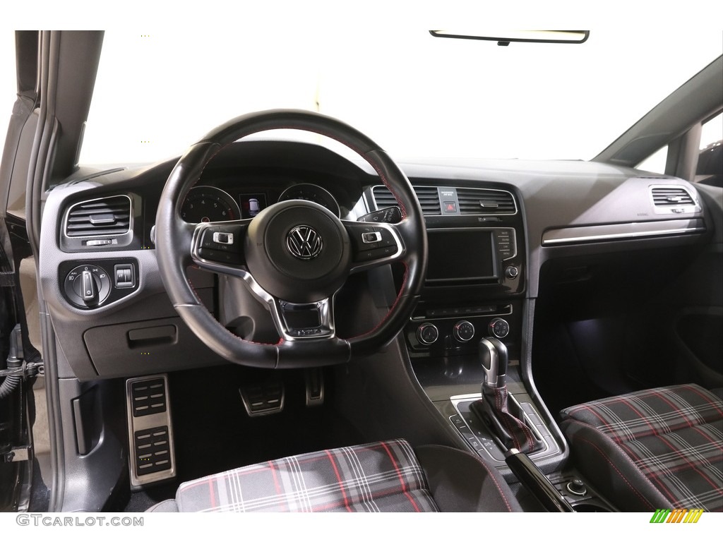 2017 Golf GTI 4-Door 2.0T S - Deep Black Pearl / Titan Black photo #6