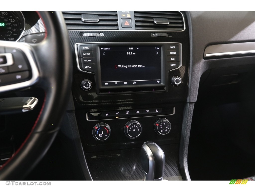 2017 Golf GTI 4-Door 2.0T S - Deep Black Pearl / Titan Black photo #9