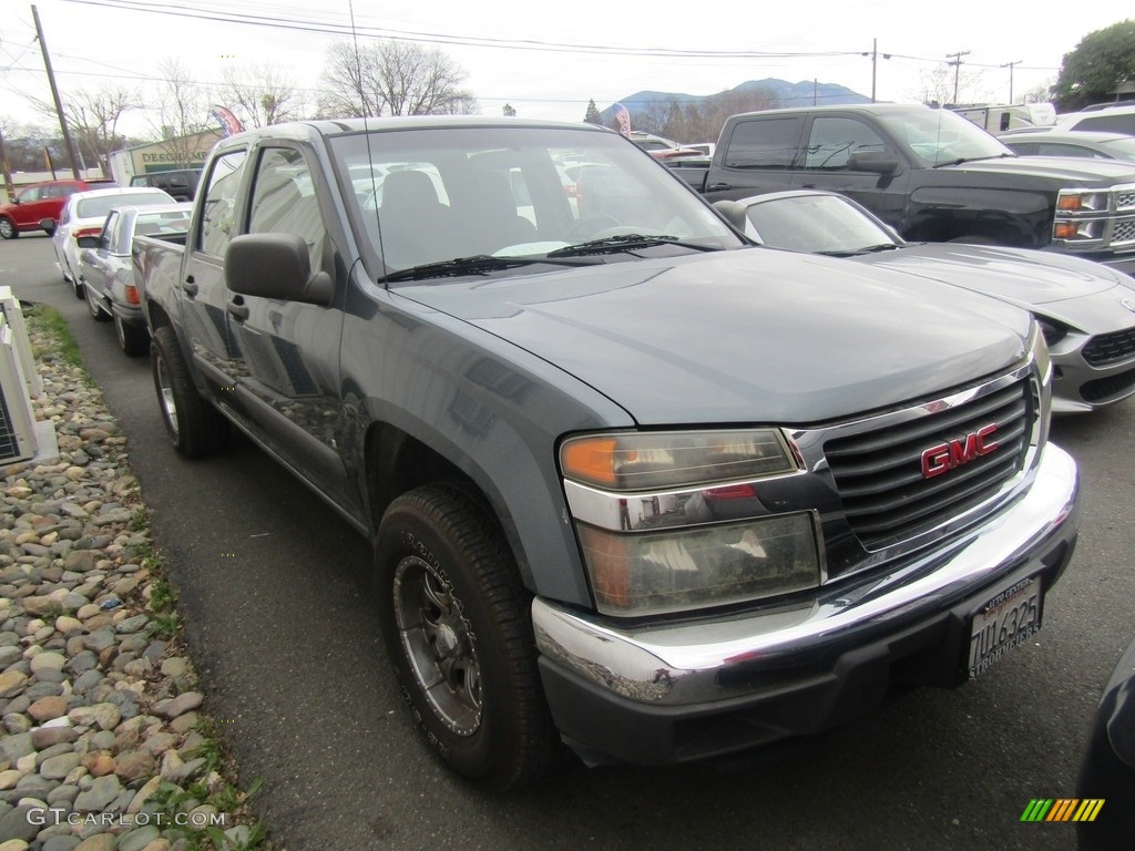 2006 Canyon SLE Crew Cab - Stealth Gray Metallic / Dark Pewter photo #1