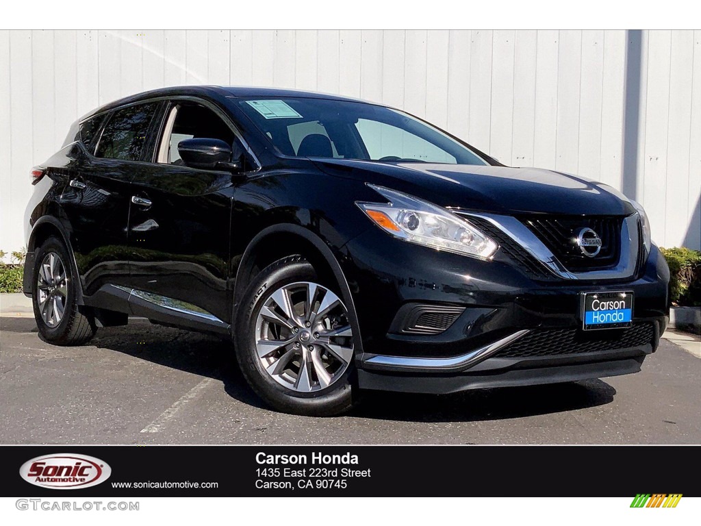 2017 Murano S AWD - Magnetic Black / Graphite photo #39