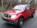 2012 Red Brick Nissan Frontier S King Cab  photo #3