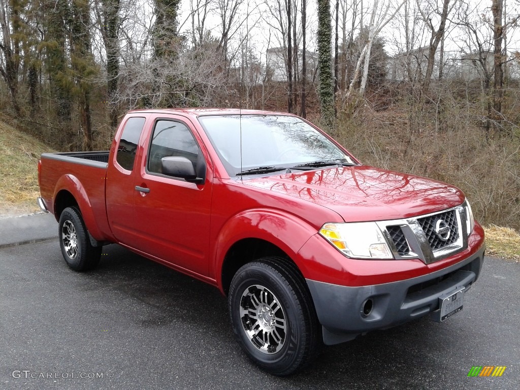 2012 Frontier S King Cab - Red Brick / Graphite photo #5