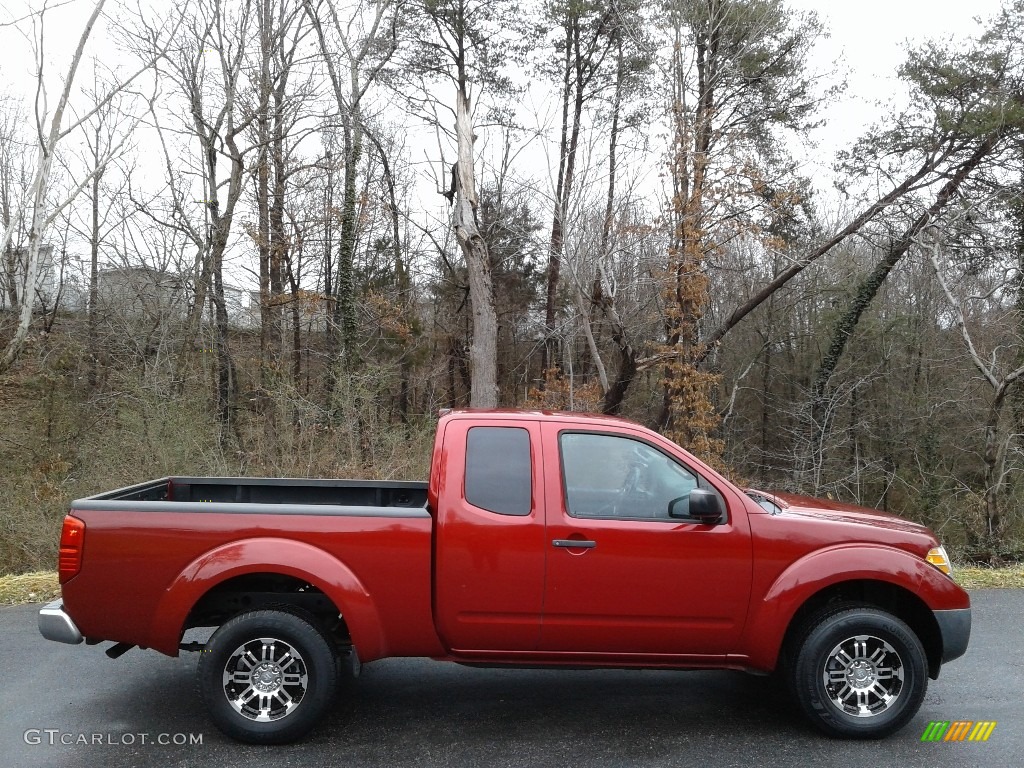 2012 Frontier S King Cab - Red Brick / Graphite photo #6
