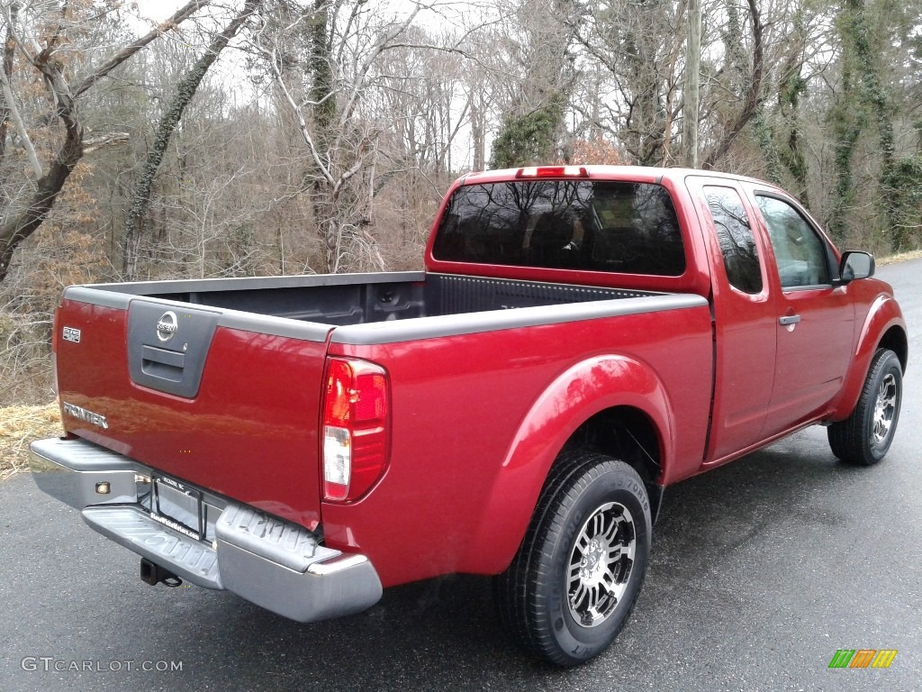 2012 Frontier S King Cab - Red Brick / Graphite photo #7