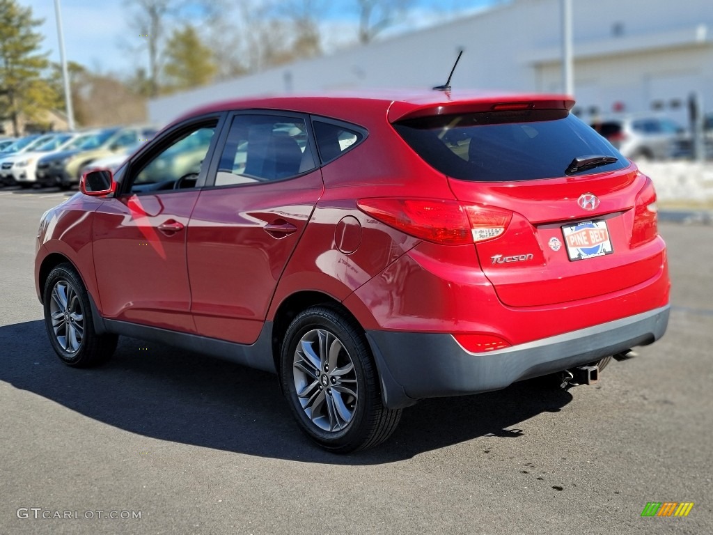 2014 Tucson GLS - Garnet Red / Beige photo #13