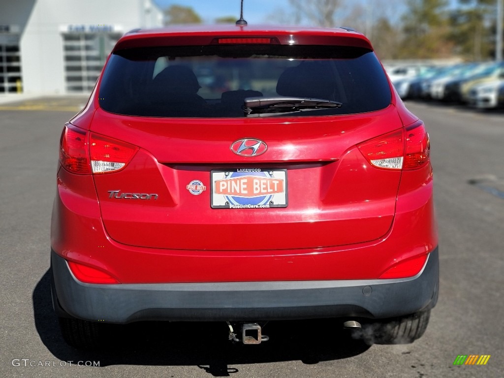 2014 Tucson GLS - Garnet Red / Beige photo #15