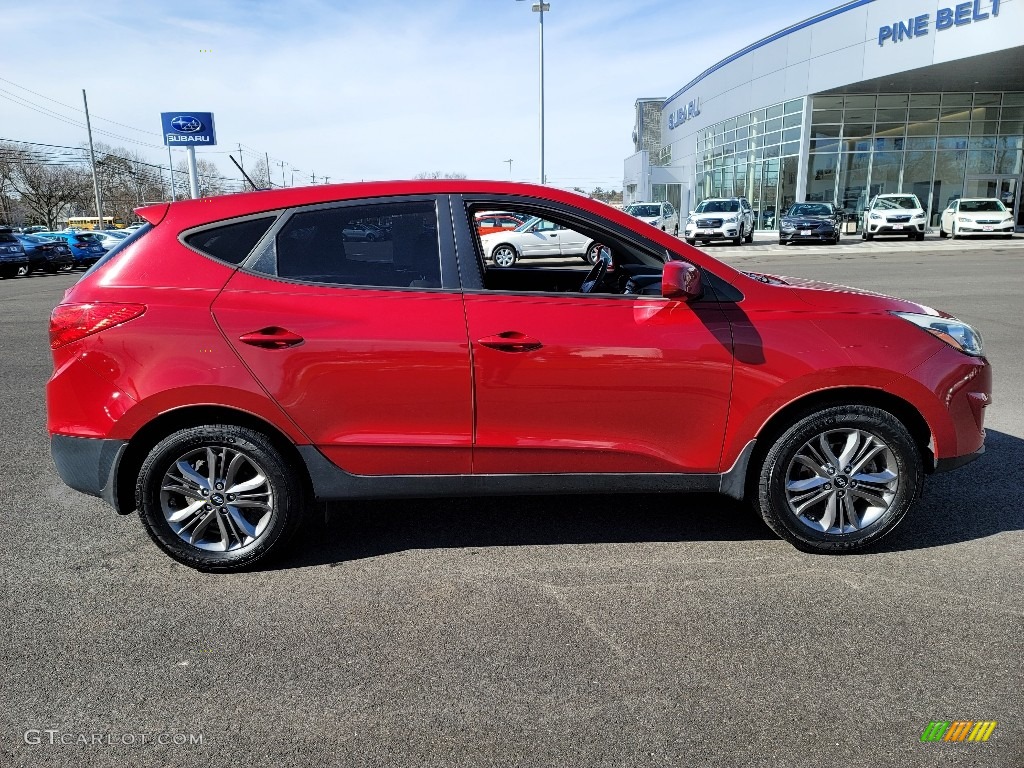 2014 Tucson GLS - Garnet Red / Beige photo #17