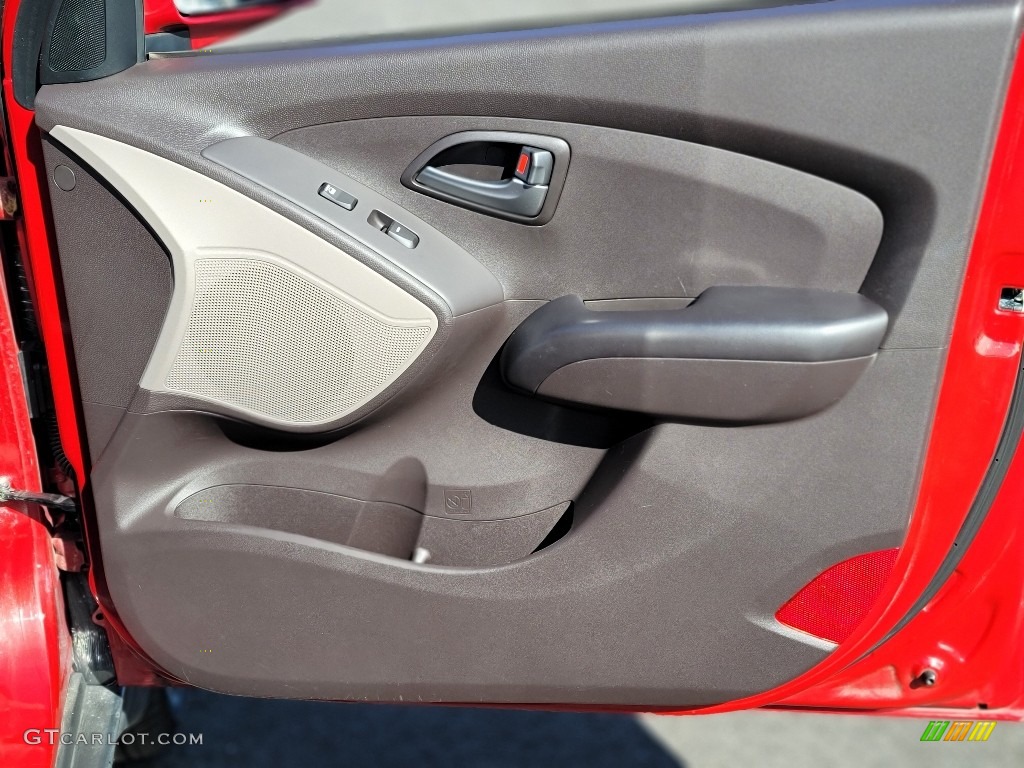2014 Tucson GLS - Garnet Red / Beige photo #19