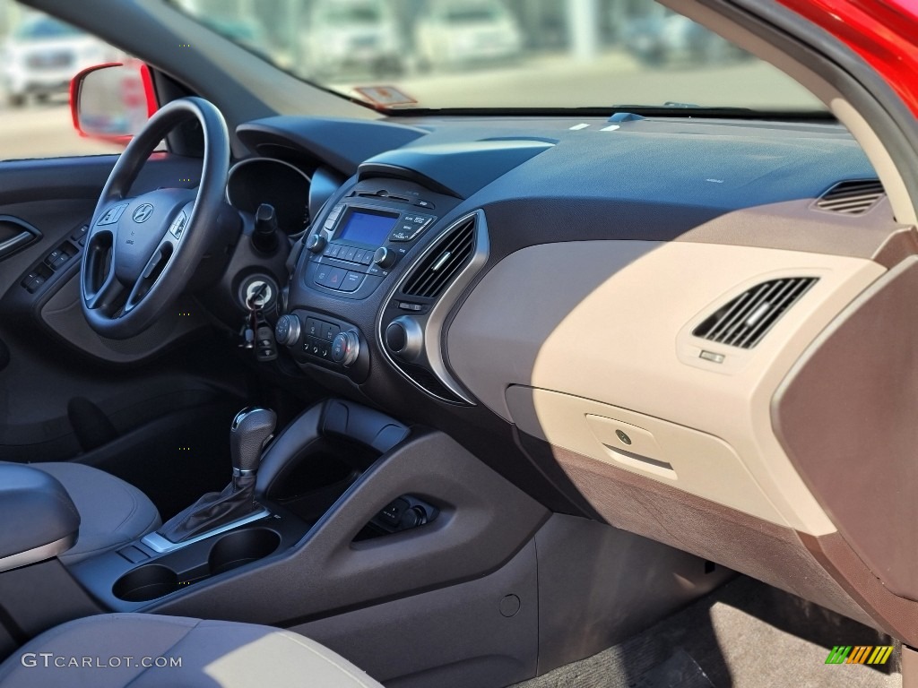 2014 Tucson GLS - Garnet Red / Beige photo #20
