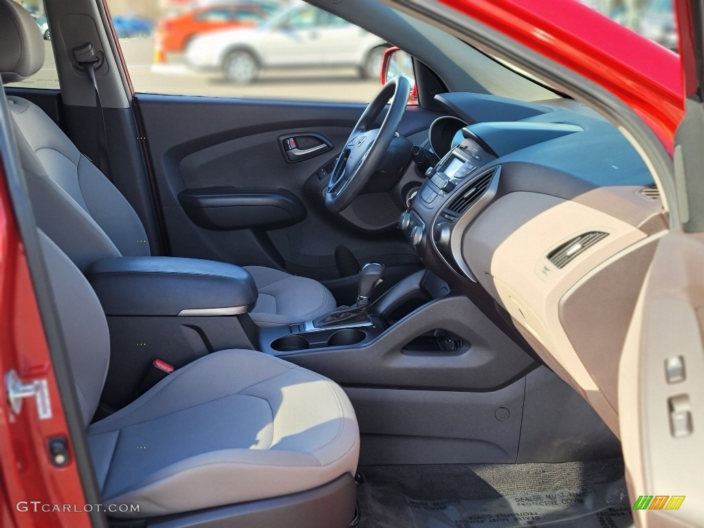 2014 Tucson GLS - Garnet Red / Beige photo #21