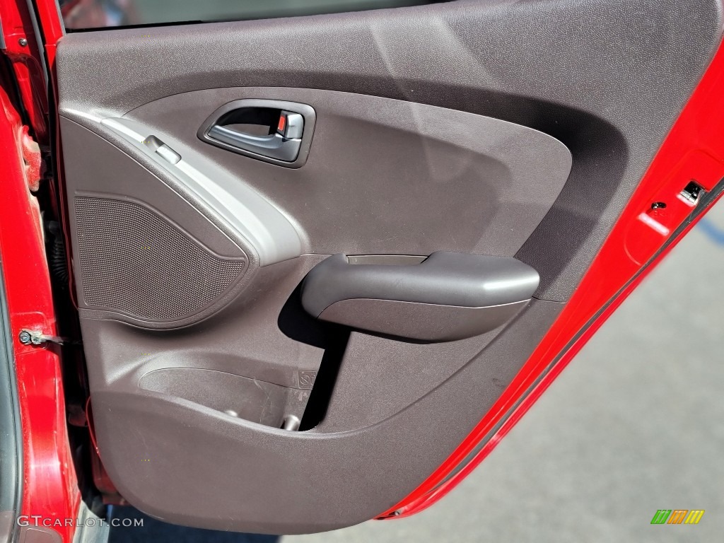 2014 Tucson GLS - Garnet Red / Beige photo #22