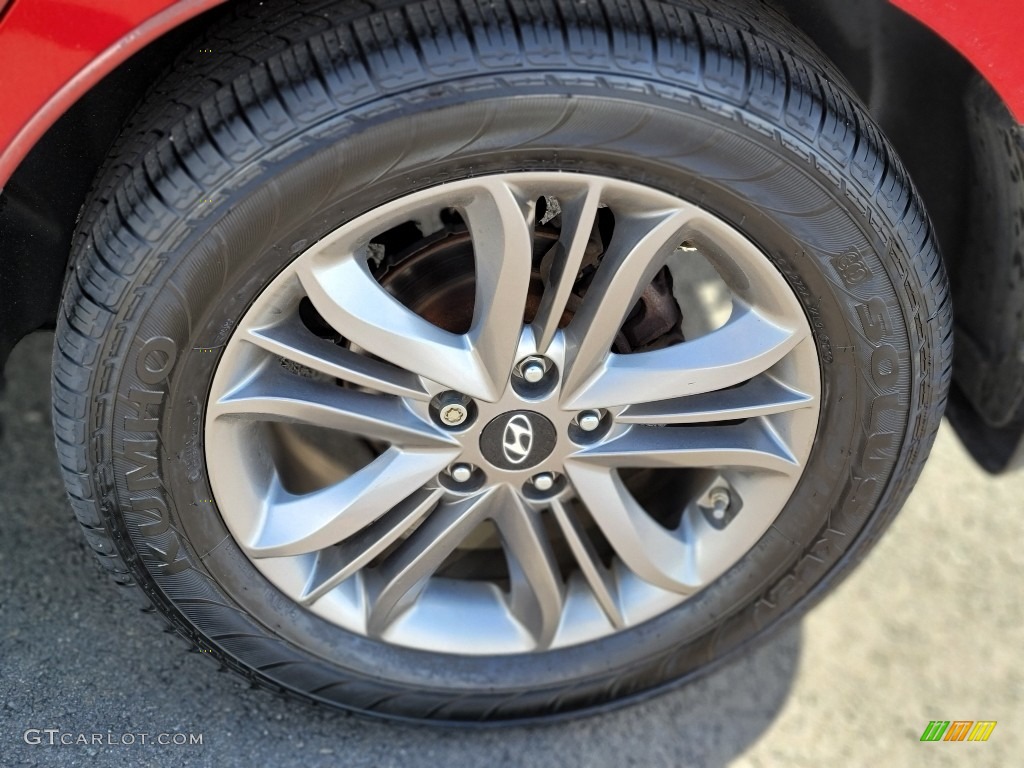 2014 Tucson GLS - Garnet Red / Beige photo #26