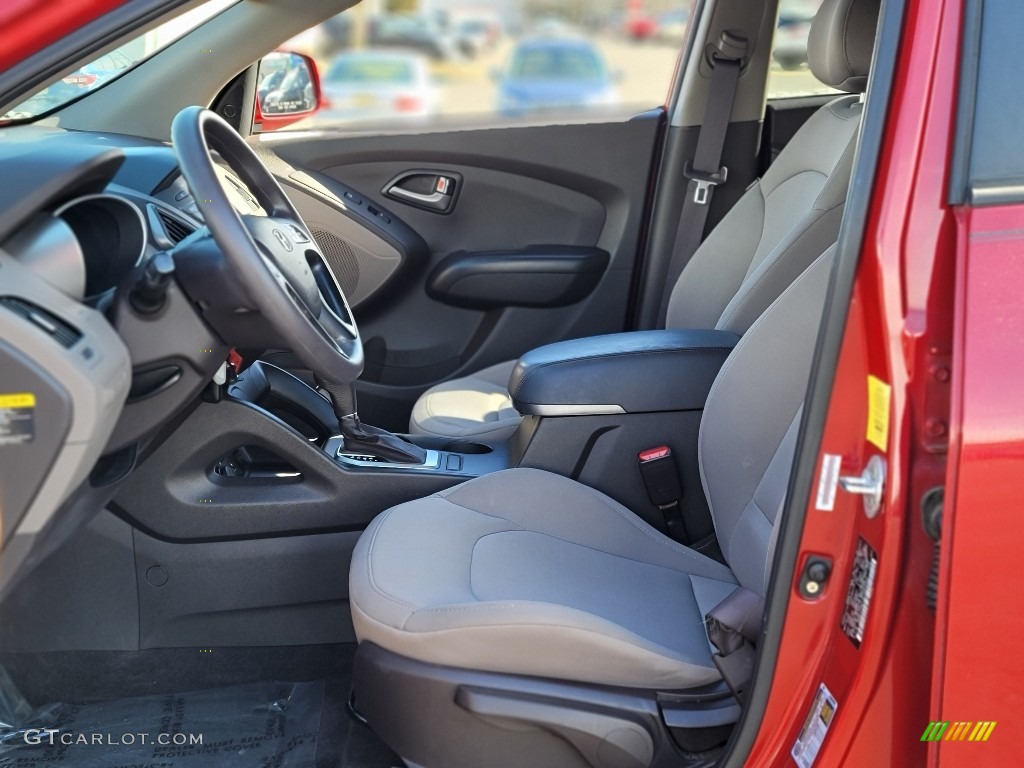 2014 Tucson GLS - Garnet Red / Beige photo #31