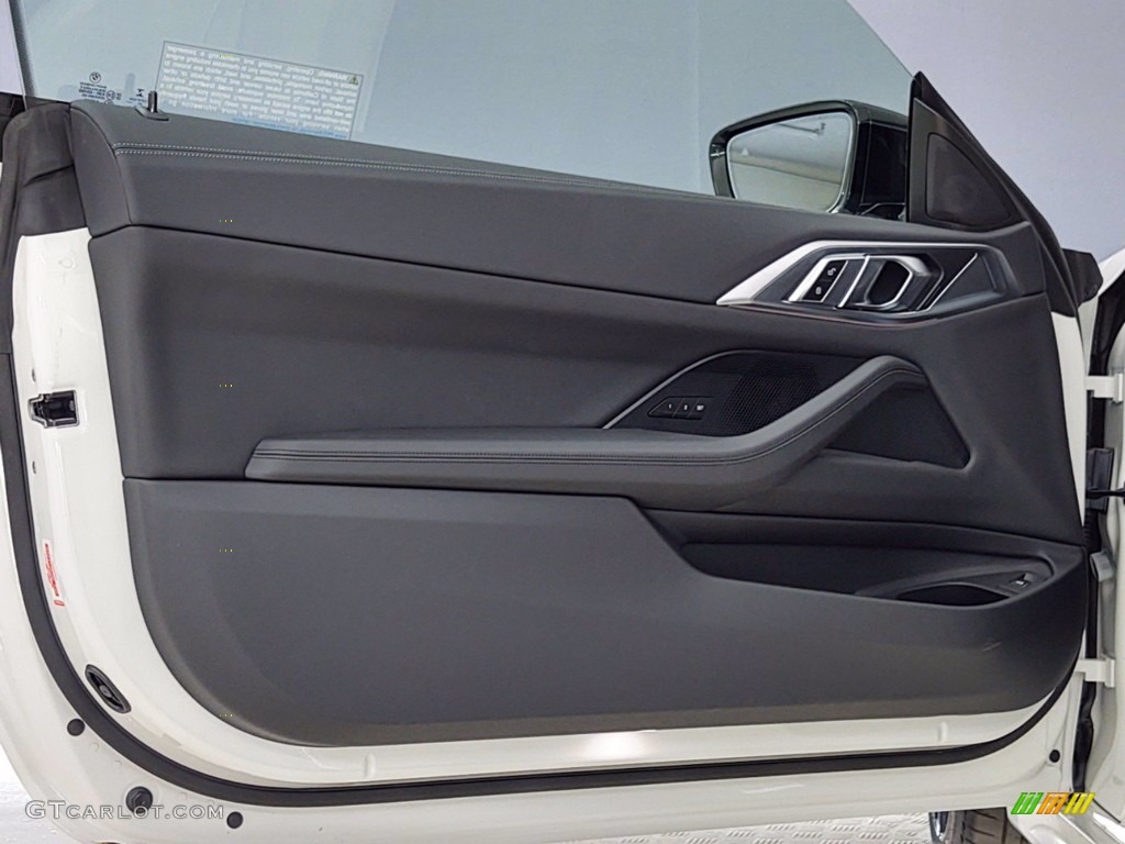 2021 BMW 4 Series M440i xDrive Coupe Black Door Panel Photo #141145360