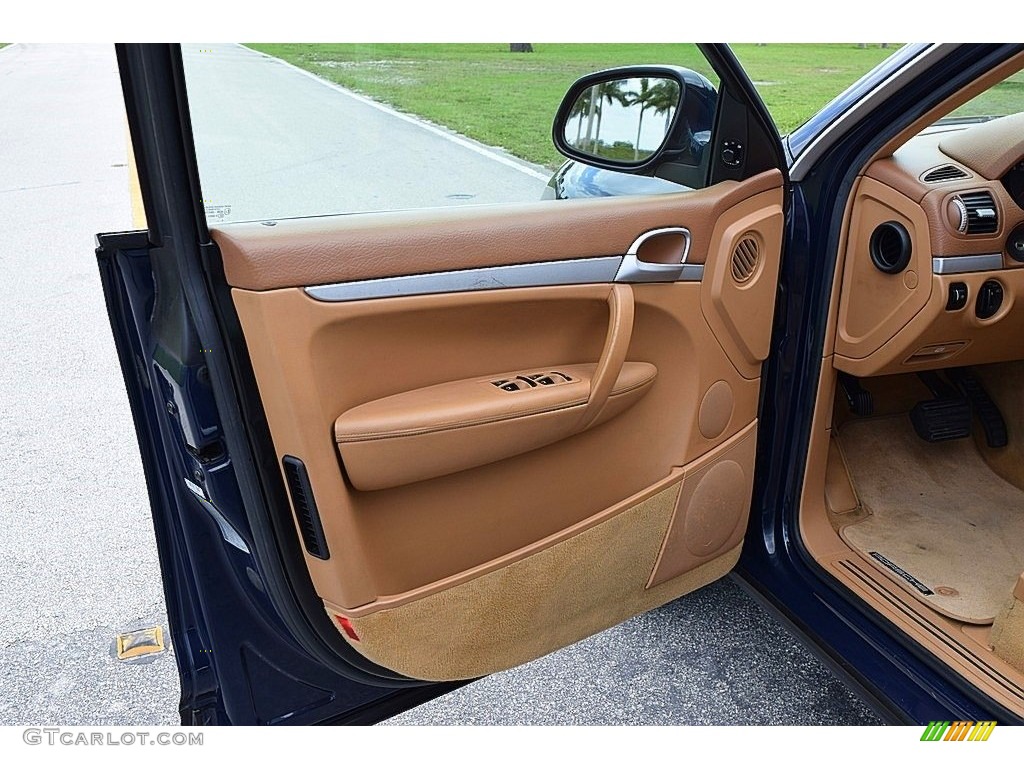 2006 Porsche Cayenne Tiptronic Havanna/Sand Beige Door Panel Photo #141147515