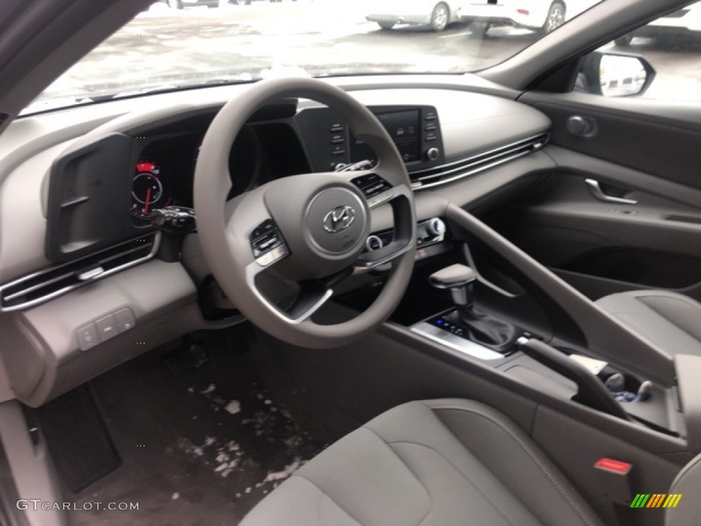 2021 Elantra SEL - Phantom Black / Medium Gray photo #4