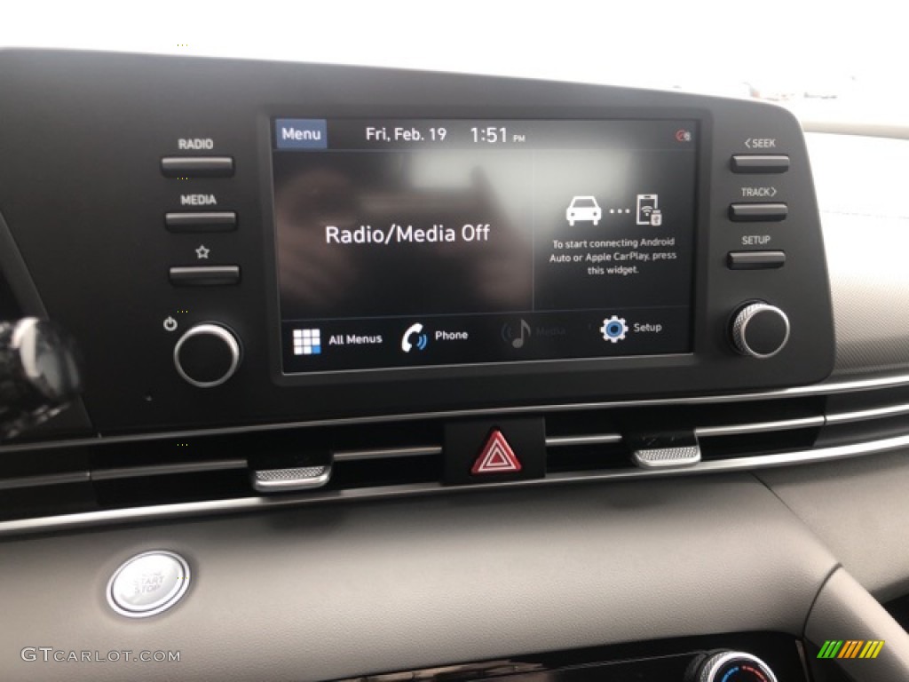 2021 Elantra SEL - Phantom Black / Medium Gray photo #7