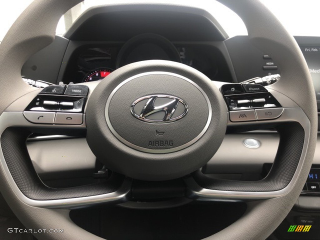 2021 Elantra SEL - Phantom Black / Medium Gray photo #10