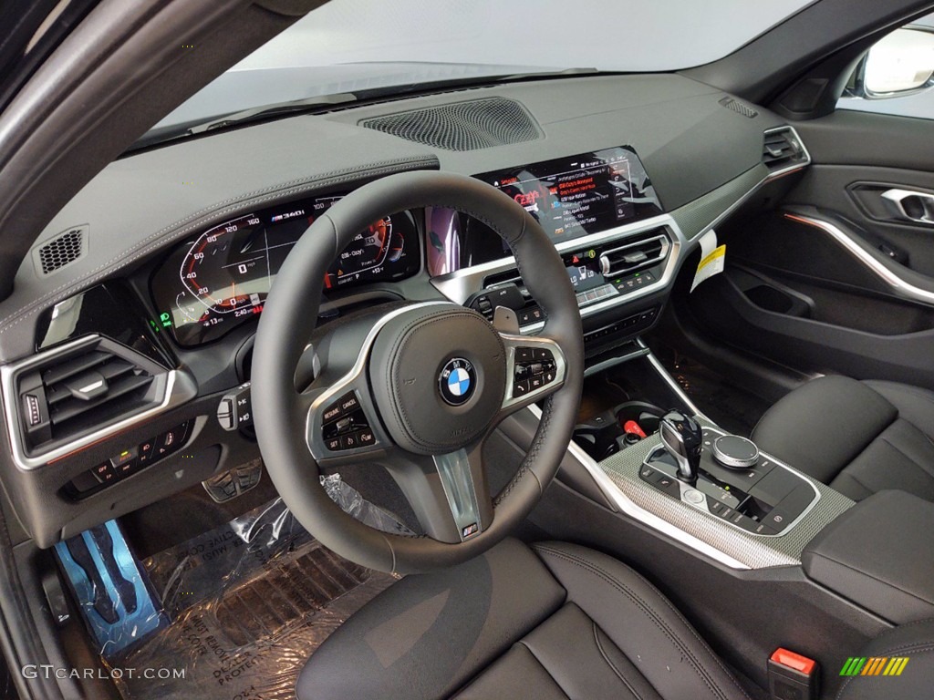 2021 BMW 3 Series M340i Sedan Black Dashboard Photo #141148148