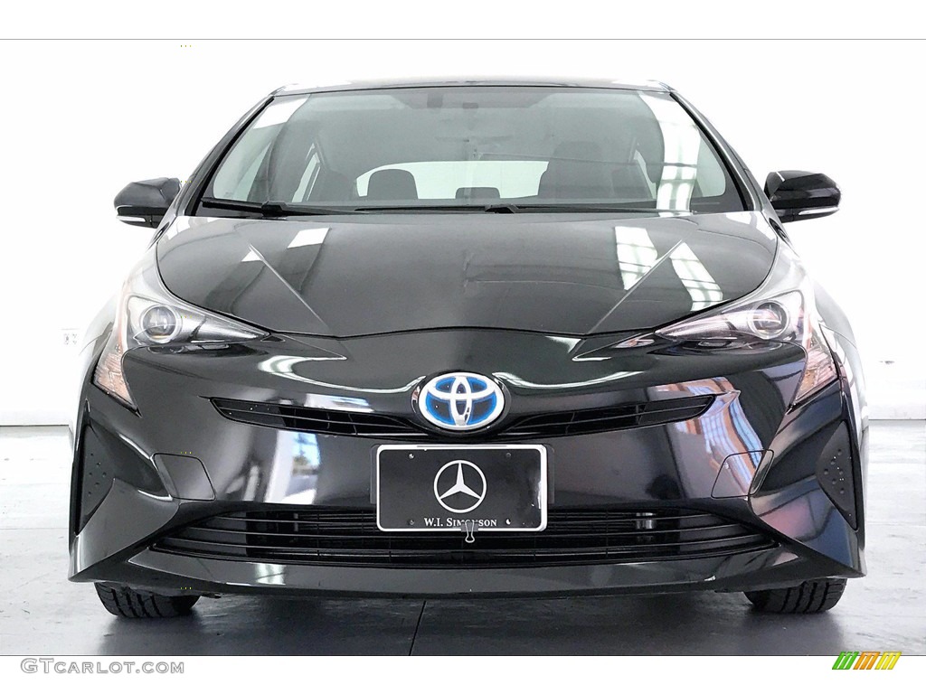 2016 Prius Three - Midnight Black Metallic / Black photo #2