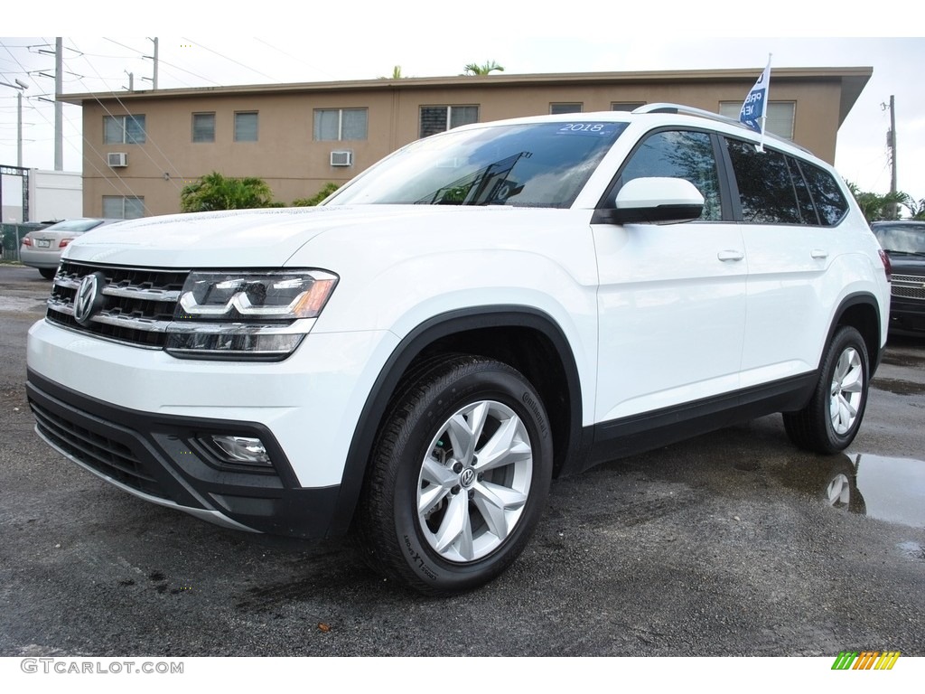 Pure White 2018 Volkswagen Atlas SE Exterior Photo #141148778