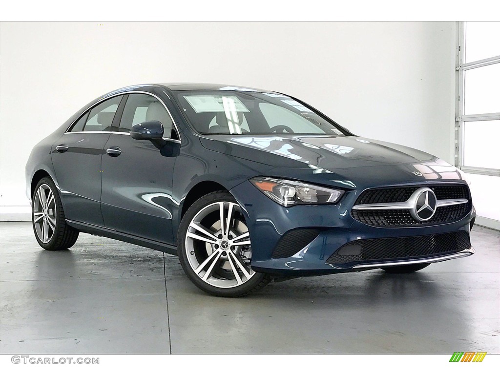 Denim Blue Metallic 2021 Mercedes-Benz CLA 250 Coupe Exterior Photo #141150629