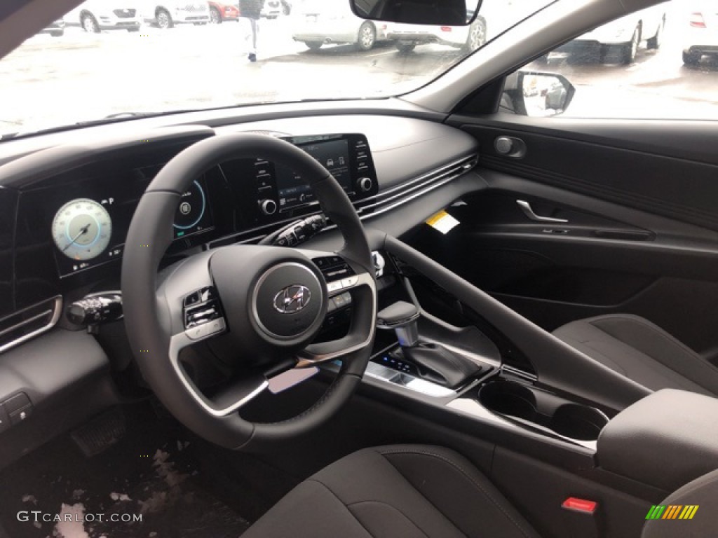 2021 Elantra SEL - Fluid Metal / Black photo #4