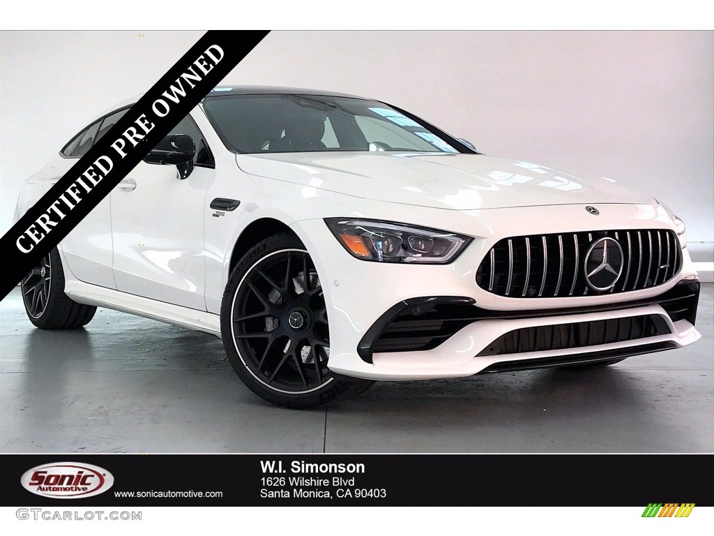 Polar White Mercedes-Benz AMG GT