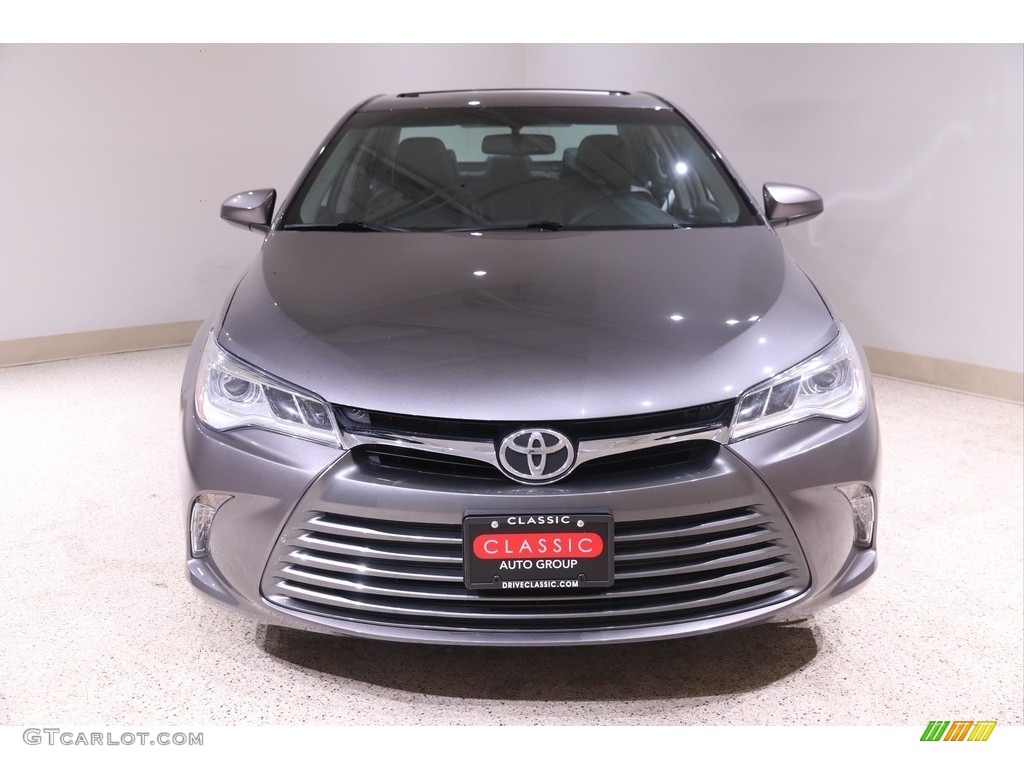 2015 Camry XLE V6 - Predawn Gray Mica / Black photo #2