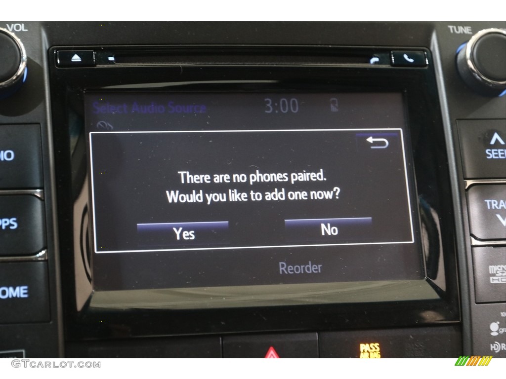 2015 Camry XLE V6 - Predawn Gray Mica / Black photo #12